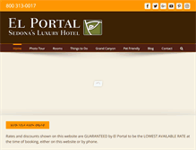 Tablet Screenshot of elportalsedona.com